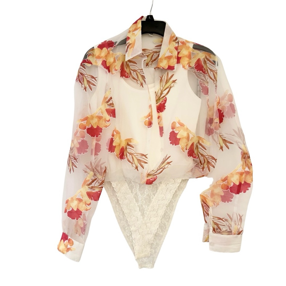 Cache Blouse Bodysuit